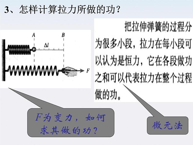 高中物理（新人教必修二）同步课件：7.5《探究弹性势能的表达式》第7页