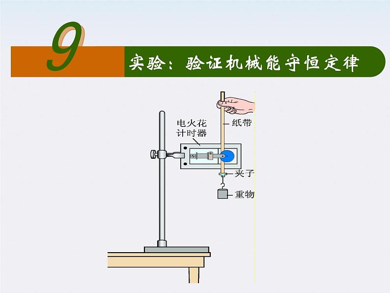 《实验：验证机械能守恒定律》课件2（新人教版必修2）第1页