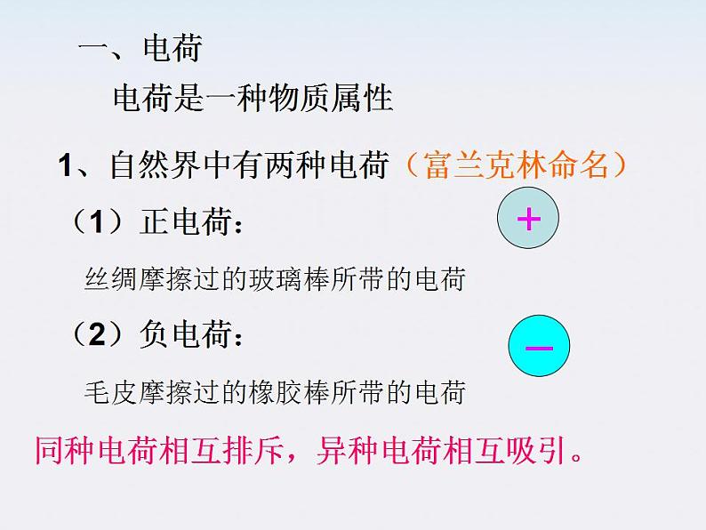 广东省汕头市铜盂中学高二物理《电荷及其守恒定律》课件第2页