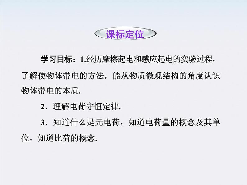 高二物理培优人教版选修3-1课件 第1章静电场 第1节《电荷及其守恒定律》第6页