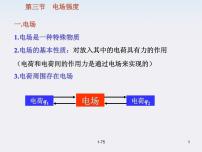 2021学年3 电场强度示范课课件ppt