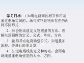 《电场强度》课件（人教版选修3-1）
