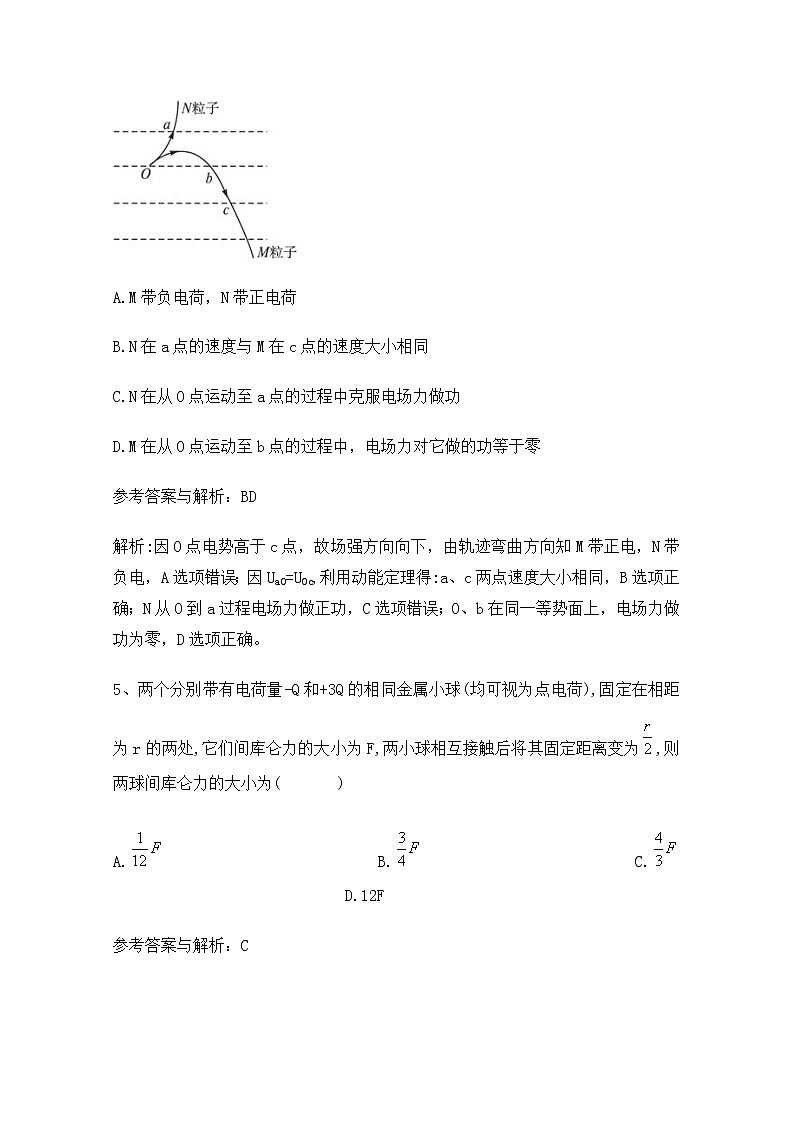 《电场强度》同步练习4（新人教版选修3-1）03