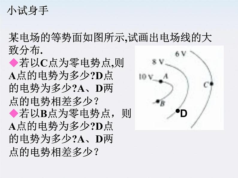 《电势差》课件一（7张PPT）第1页