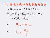 高二物理人教版选修3-1课件 《电势差》2
