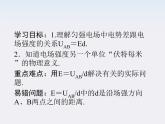 物理：1.6《电势差与电场强度的关系》基础知识讲解课件（新人教版选修3-1）