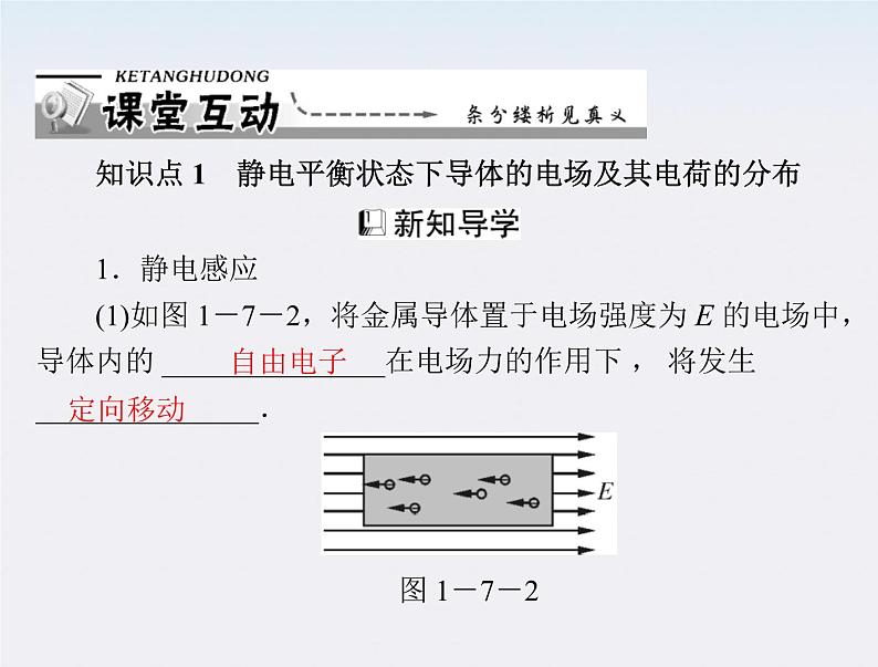 高二物理人教版选修3-1第一章第7节《静电现象的应用》（新人教版）课件PPT第5页