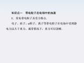 版高中物理（新课标人教版 选修3-1）同步学习方略课件1-9《带电粒子在电场中的运动》