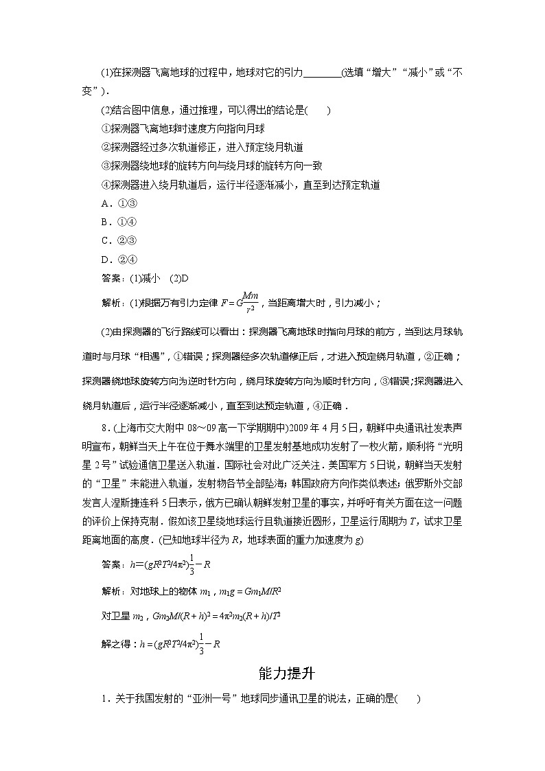 高中物理复习三维一体人教版必修2同步检测 6-503