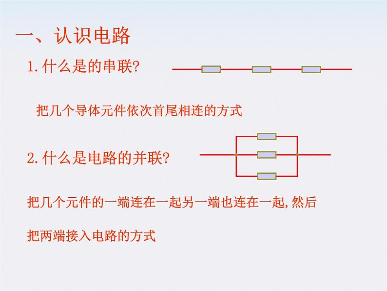 江西省井冈山实验学校高二物理《串联电路和并联电路》课件第2页