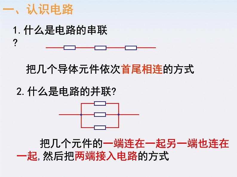 物理精品课件：人教版选修3-1 串联电路和并联电路1第2页