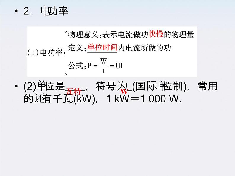 高二物理课件：2.5《焦耳定律》 （人教版选修3-1）第7页