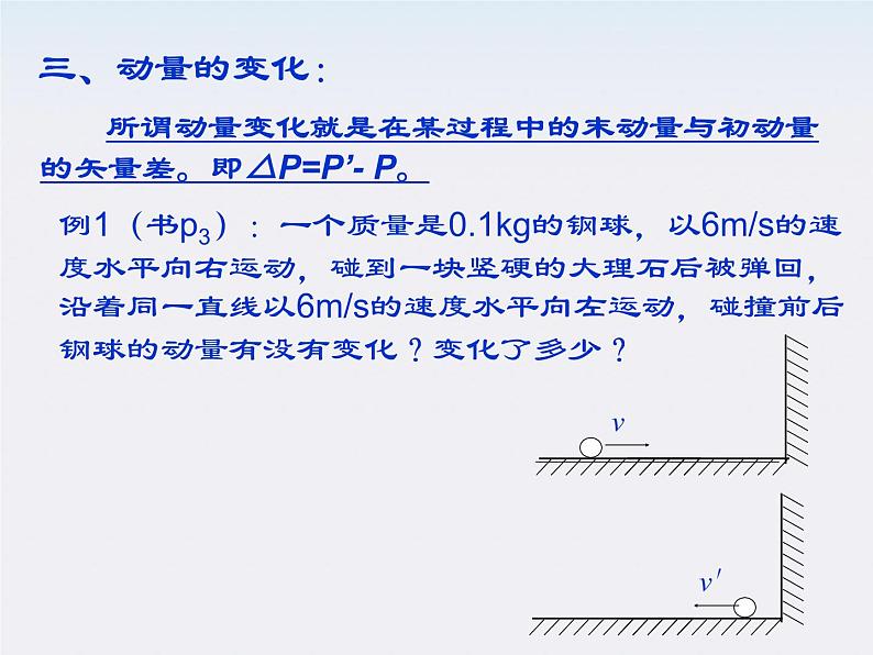 【最新课件】物理：人教版必修二  动能　动量与冲量第6页