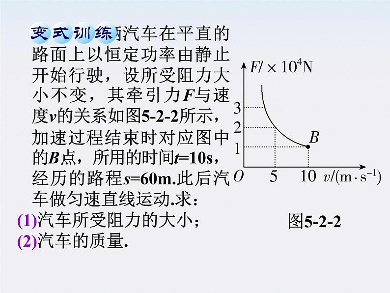 福建省高二物理一轮精品课件（新课标）：动能 动能定理第7页