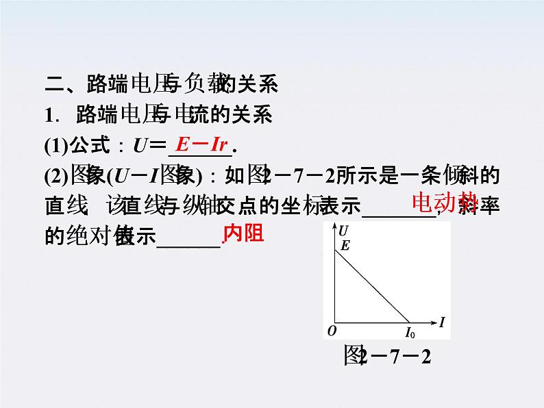 2011高二物理：2.7　闭合电路的欧姆定律_课件（人教版选修3-1）第6页