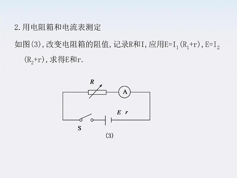 高二物理人教版选修3-1精品课件 2.9 实验：测定电池的电动势和内阻第7页