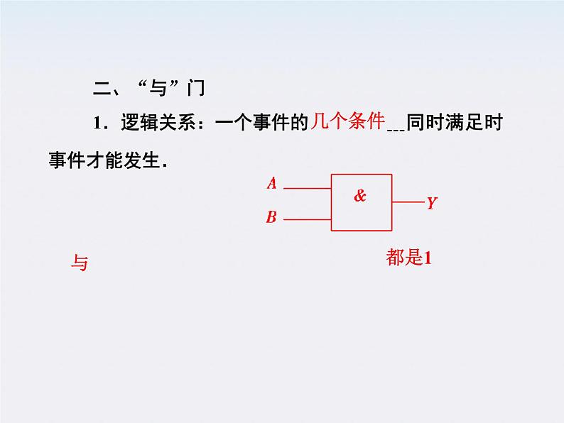 高二物理培优人教版选修3-1课件 第2章恒定电流 第10节《简单的逻辑电路》第4页