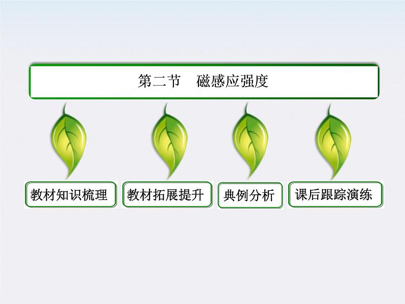 版高中物理（新课标人教版 选修3-1）同步学习方略课件3-2《磁感应强度》02