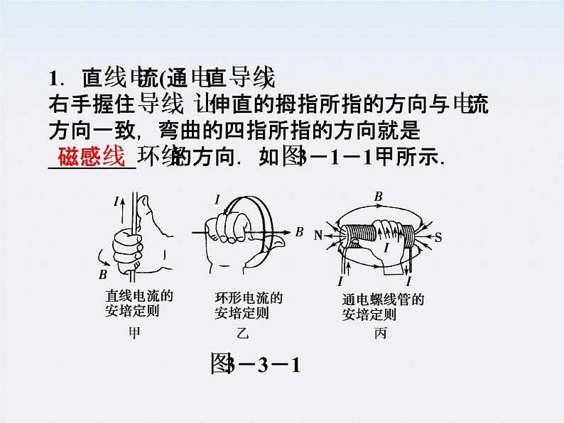 2011高二物理：3.3　几种常见的磁场_课件（人教版选修3-1）第5页