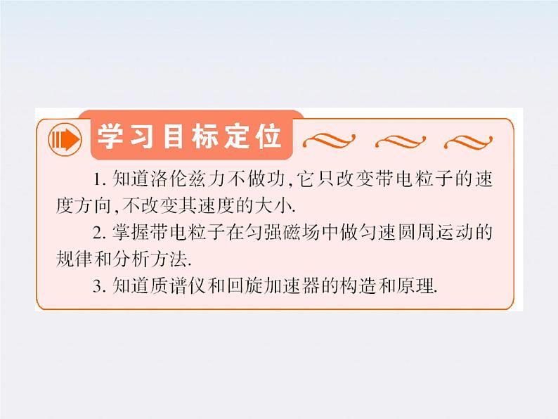 【名师同步导学】学年高二物理第3章第6节《带电粒子在匀强磁场中的运动》课件（新人教版选修3-1）03