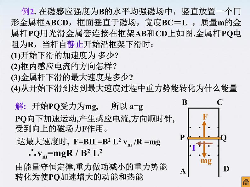 云南省玉溪第二中学高中物理《电磁感应和力学知识的综合》课件第5页