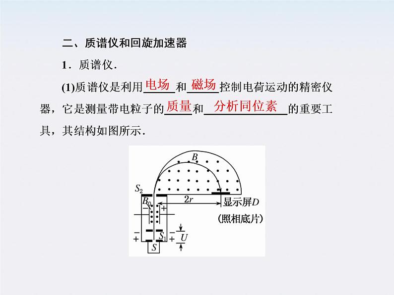 【山西版】年高中物理人教选修3-1 3.6《带电粒子在匀强磁场中的运动》课件07