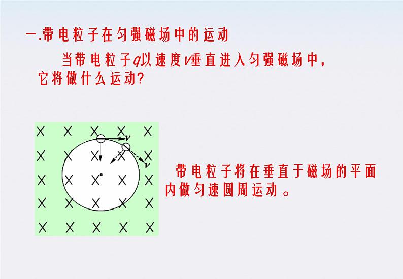 《带电粒子在匀强磁场中的运动》课件8（21张PPT）（新人教版选修3-1）第3页