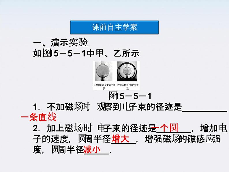 高中物理课件：第五节《带电粒子在磁场中的运动》（人教版选修3-1）04