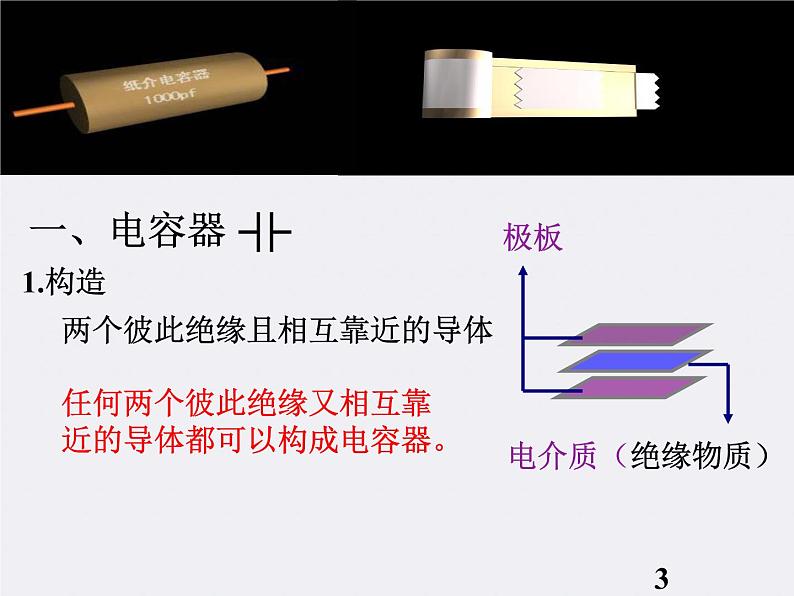 物理课件：人教版选修3-1 电容器的电容203