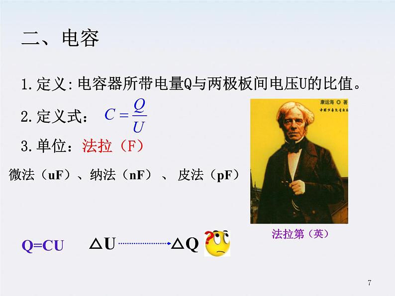 物理课件：人教版选修3-1 电容器的电容407