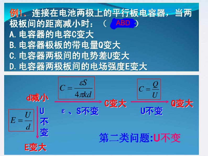 物理课件：人教版选修3-1 电容器的电容104