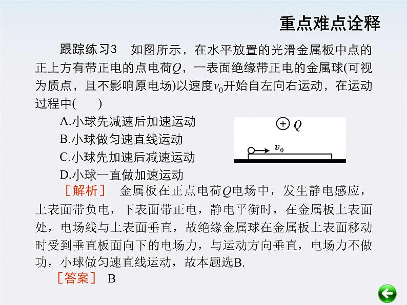 【重难点诠释】届高考物理总复习课件：第1章 电场 第8讲 电场中的导体、电容器第6页