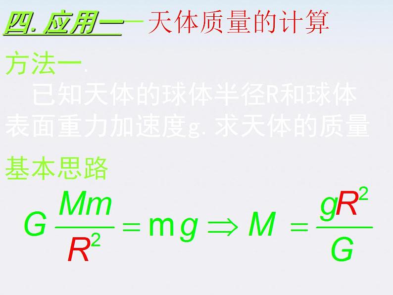 [黑龙江]2011-学年高一物理 6 万有引力理论的应用课件第6页