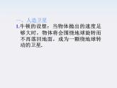 福建省高二物理一轮精品课件（新课标）：人造卫星 宇宙速度