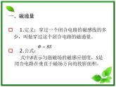 吉林省长春市第五中学高三物理课件《电磁感应》--第1课时  电磁感应》 楞次定律（新人教版）