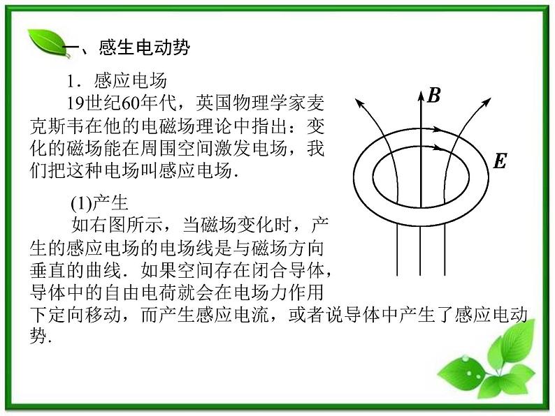 吉林省长春五中高二物理 4.5《电磁感应现象的两类情况》课件（1）（新人教版选修3-2）08