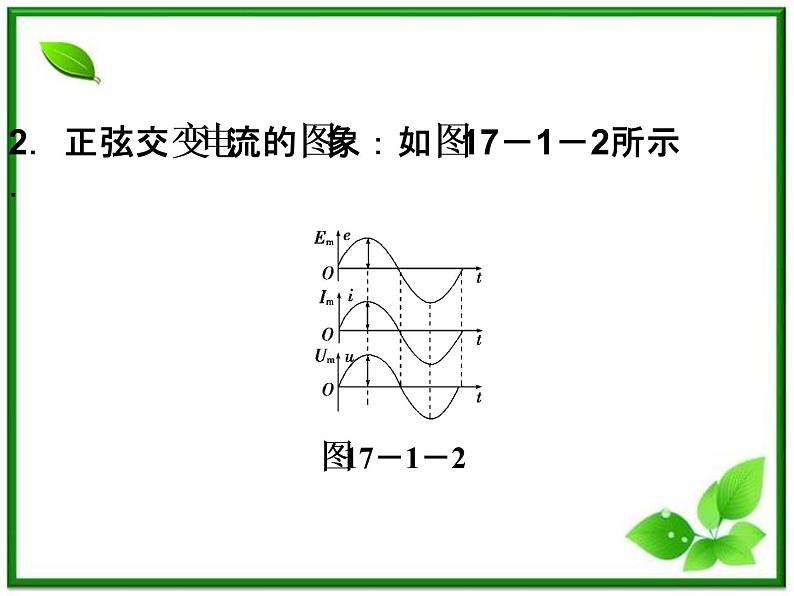 高中物理课件：第一节《交变电流的产生和变化规律》（人教版选修3-2）第8页