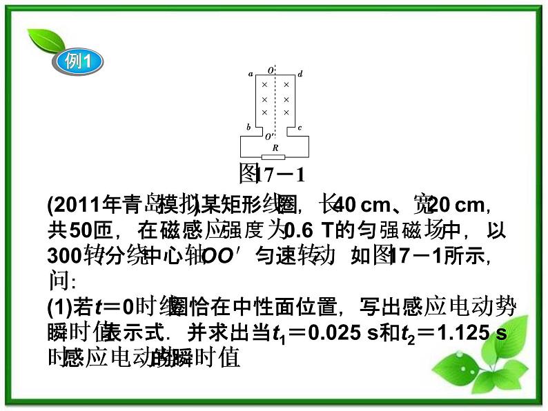 高中物理核心要点突破系列课件：第17章《交变电流》本章优化总结（人教版选修3-2）第6页