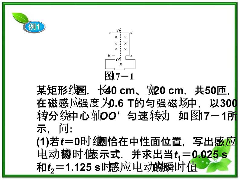 高中物理课件：《交变电流》本章优化总结（人教版选修3-2）06