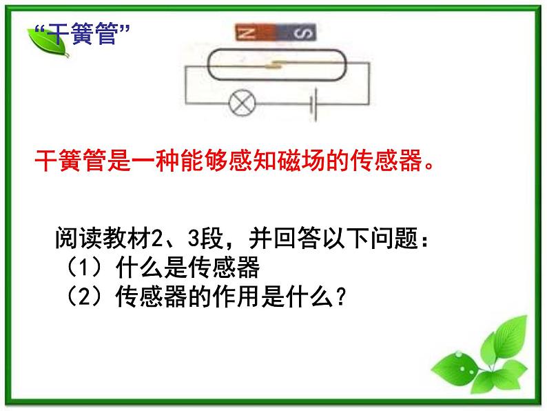 陕西省山阳县色河中学物理：6.1《传感器及其工作原理》课件（人教版选修3-2）第3页