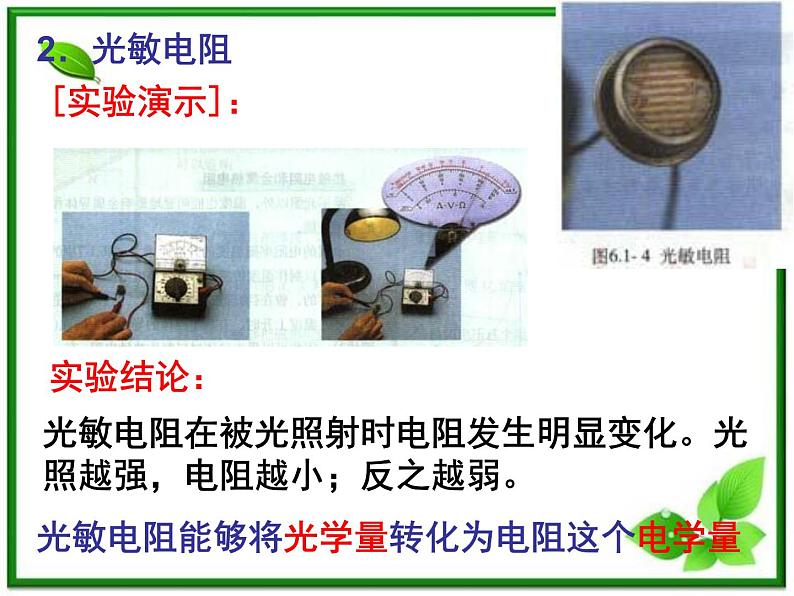 陕西省山阳县色河中学物理：6.1《传感器及其工作原理》课件（人教版选修3-2）第6页