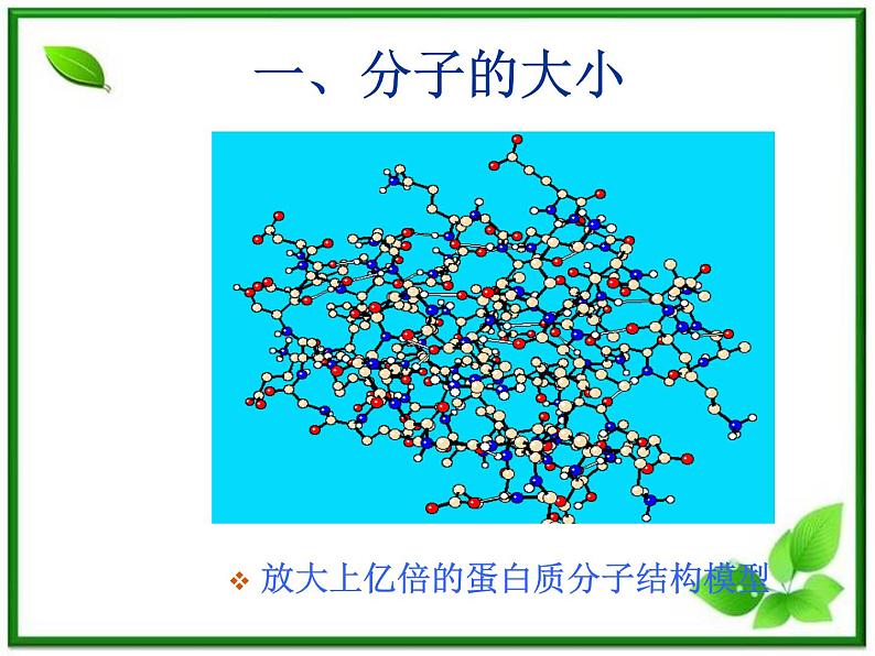 《物体是由大量分子组成的》课件4（16张PPT）（新人教版选修3-3）第3页