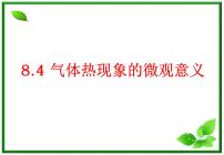 高中物理人教版 (新课标)选修34 气体热现象的微观意义授课ppt课件