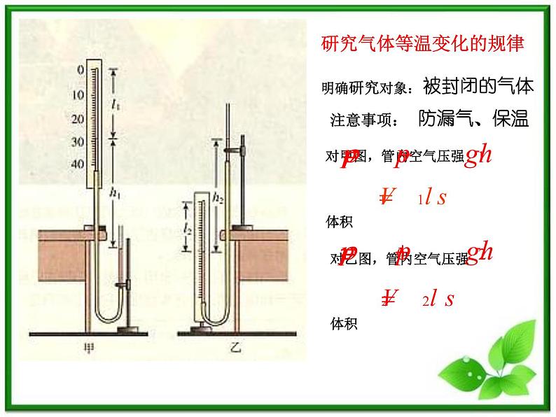 【新品】高二物理课件 8.1 《气体的等温变化》 1（人教版选修3-3）第2页