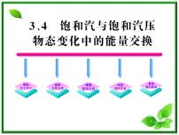 高中人教版 (新课标)3 饱和汽与饱和汽压备课ppt课件