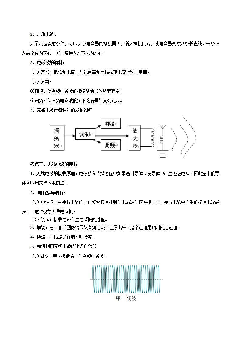 4.3 无线电波的发射和接收  同步学案02