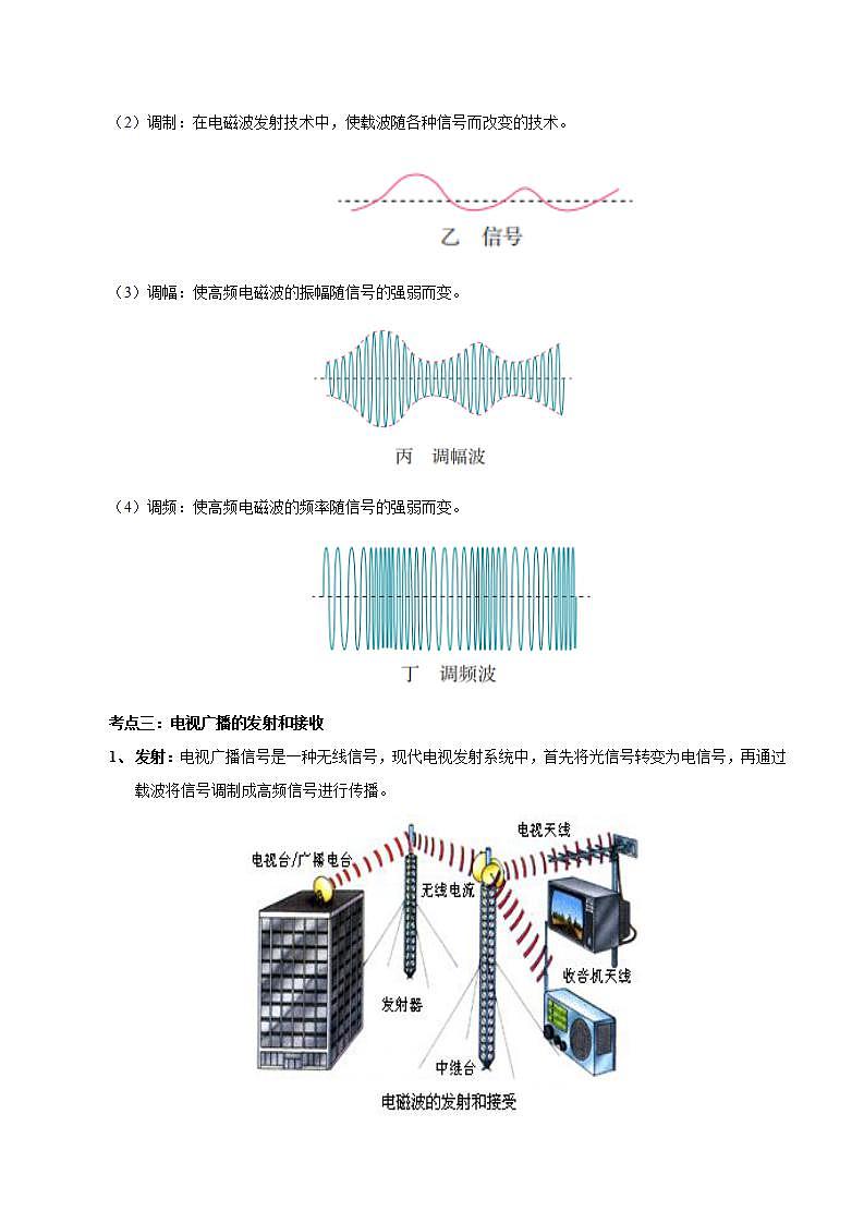4.3 无线电波的发射和接收  同步学案03