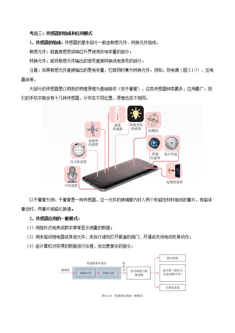 5.1 认识传感器 学案第3页