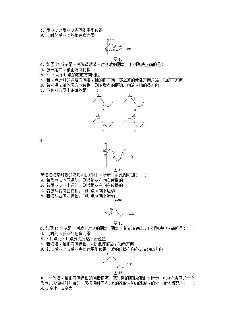 高中物理 12.2《波的图象》每课一练 （新人教版选修3-4）02