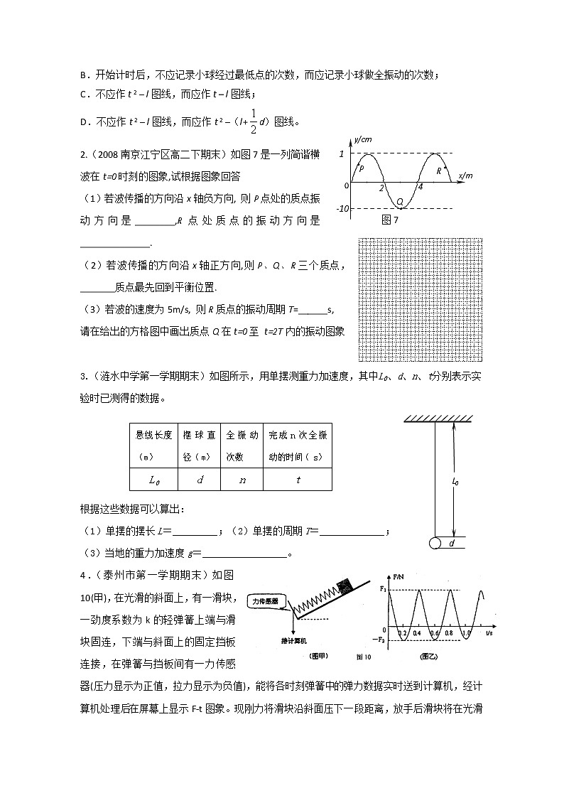 《波长、频率和波速》同步练习2（新人教版选修3-4）第2页